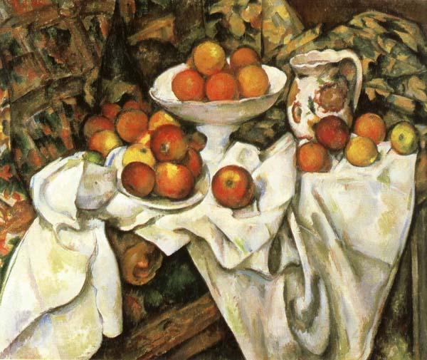 Paul Cezanne Nature morte de pommes dt d'oranes Spain oil painting art